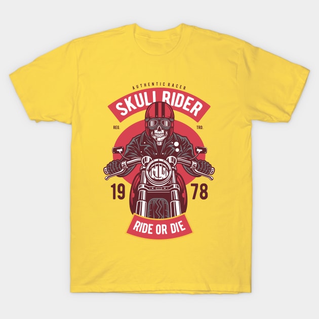 Skull Rider T-Shirt by GoshaDron